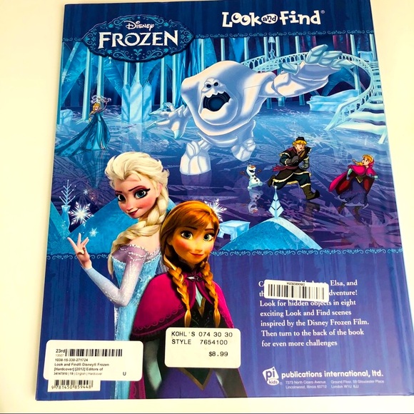 Frozen activity Look/Find book, story book, and CD - Picture 6 of 10